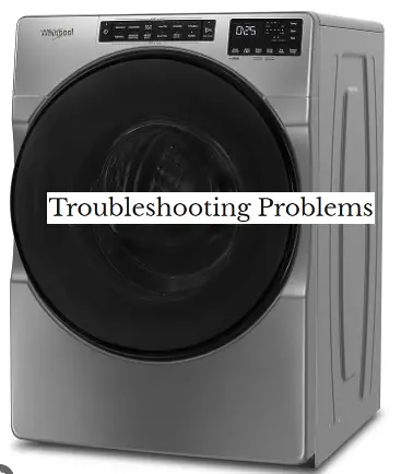 Whirlpool WFW6605MC Problems and Troubleshooting