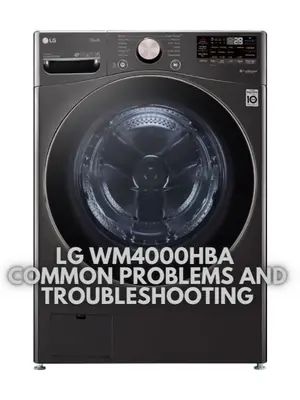 LG WM4000HBA Common Problems and Troubleshooting