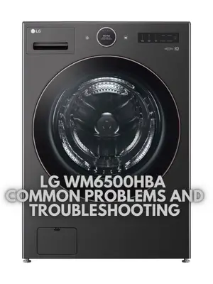 LG WM6500HBA Common Problems and Troubleshooting